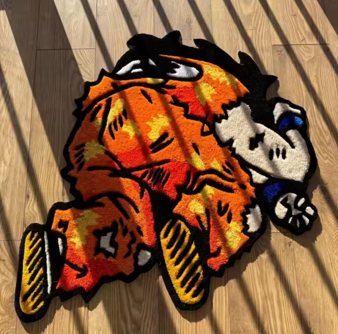 JJK Dragon Ball Z Anime Boy Floor Mat 120x120cm Soft Non-Slip Gaming Carpet Gift