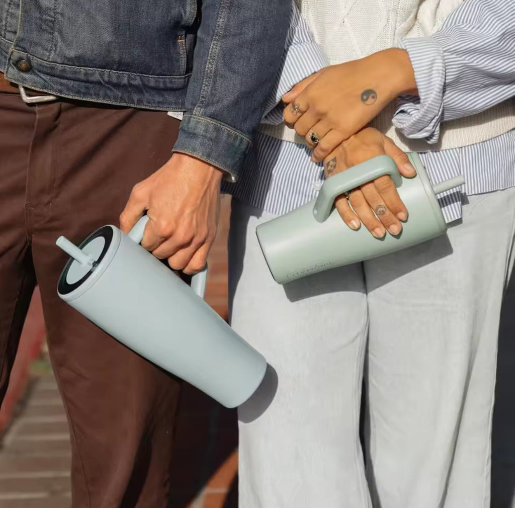 BruMate 30/40 oz Tumbler with Handle and Straw Thermos Cup with Handle Tumbler Cup Coffee Insulated Bottle Car Vacuum Flasks - S7teestore