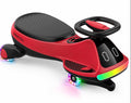 Umatoll 12V Electric Wiggle Twist Car, Ride on Toy with Pedal, Digital Display, Adjustable RGBIC LED Lights & Bluetooth, Kids Birthday Gift for Boys Girls - S7teestore