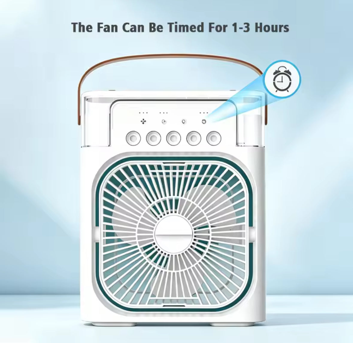 Portable Water Mist Spray Fan USB - 3 Speed Desktop Humidifier Cooler | Mini Personal Air Conditioner for Office Dorm Bedroom - Fast shipping worldwide free