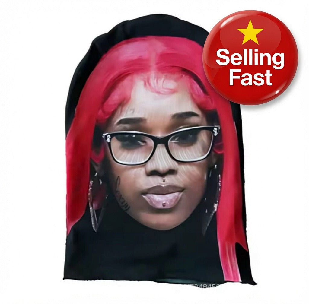 Sexyy Red Realistic Full Face Mesh Mask - Selling Fast celebrity realistic face