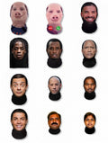 80+ options famous celebrity face masks , international shipping . All faces in stock . BUY 2 GET THE 3rd FOR FREE ONCE ADDED TO CART ! - S7teestore