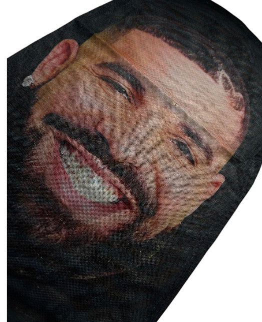 Realistic 3D Drake & Kanye West Face Mask Balaclava Bundle Halloween Costume New