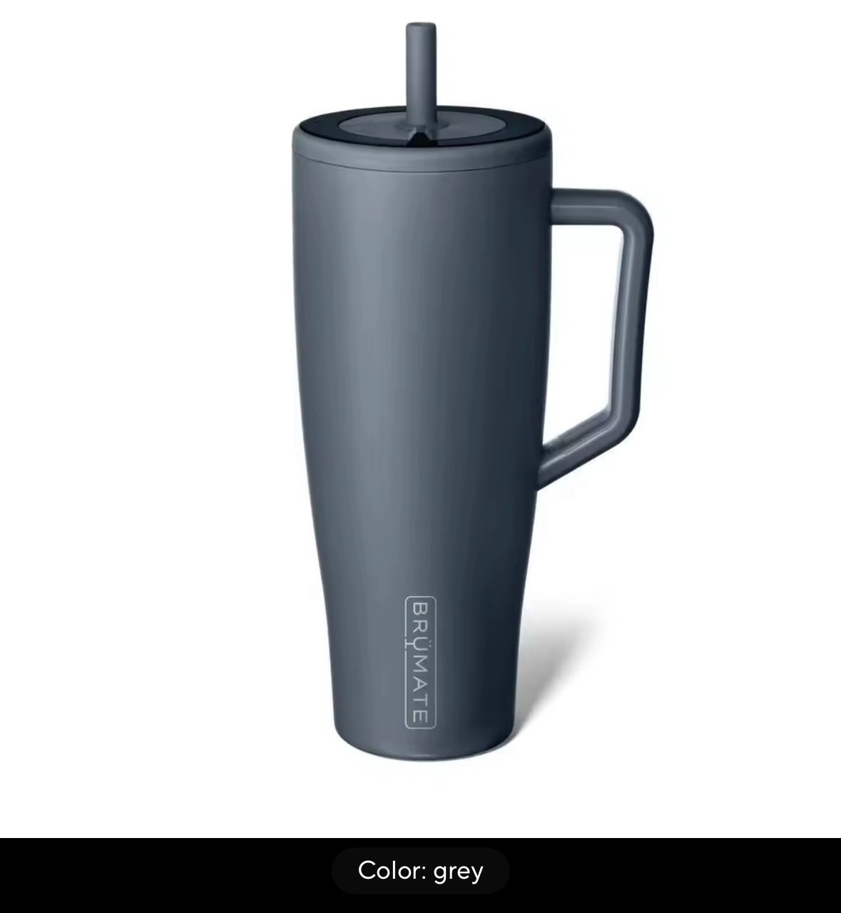 BruMate 30/40 oz Tumbler with Handle and Straw Thermos Cup with Handle Tumbler Cup Coffee Insulated Bottle Car Vacuum Flasks - S7teestore