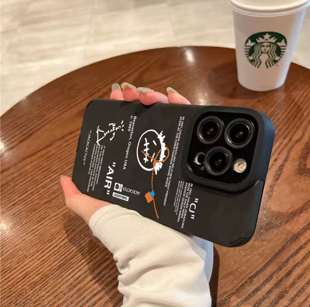 Travis Scott Luxury Sneaker Skateboard Phone Case | Premium Suede Leather for iPhone 11-17 Pro Max
