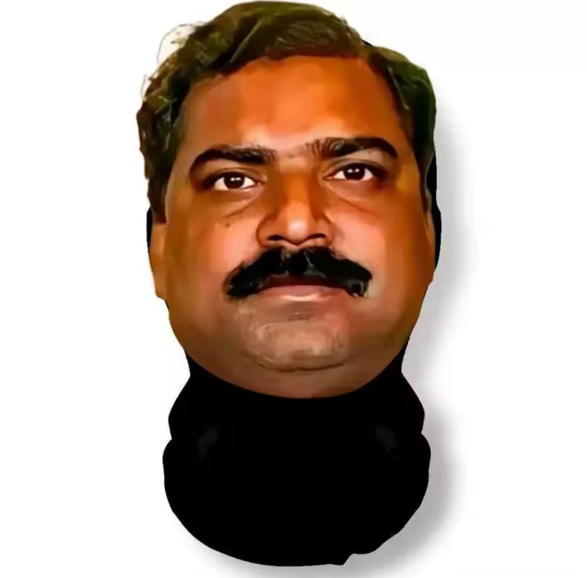 Funny Indian Celebrity Full Face Mesh Mask Abstract Cosplay Party Headgear Outdoor Cycling Balaclava - S7teestore
