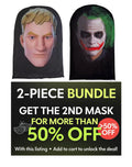 Joker & Fortnite Default Skin 2-Piece Face Mask Bundle | Buy 1 Get 2nd 50%+ OFF