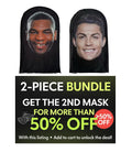 Mike Tyson & Cristiano Ronaldo 2-Piece Face Mask Bundle | Buy 1 Get 2nd 50%+ OFF