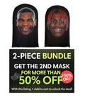 Mike Tyson & Lil Yachty 2-Piece Face Mask Bundle | Buy 1 Get 2nd 50%+ OFF