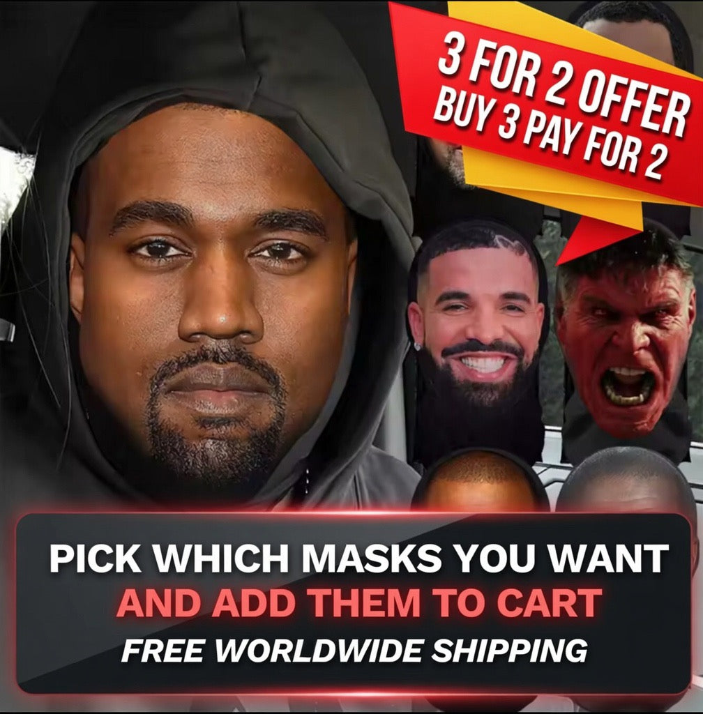 Realistic Celebrity Full Face Mesh Masks | Hyper-Real Printed Look on Breathable Stretch Fabric | 60+ Options - Drake, P. Diddy, Messi, Mike Tyson, Rappers, Presidents & Icons | Halloween, Cosplay, Parties & Pranks
