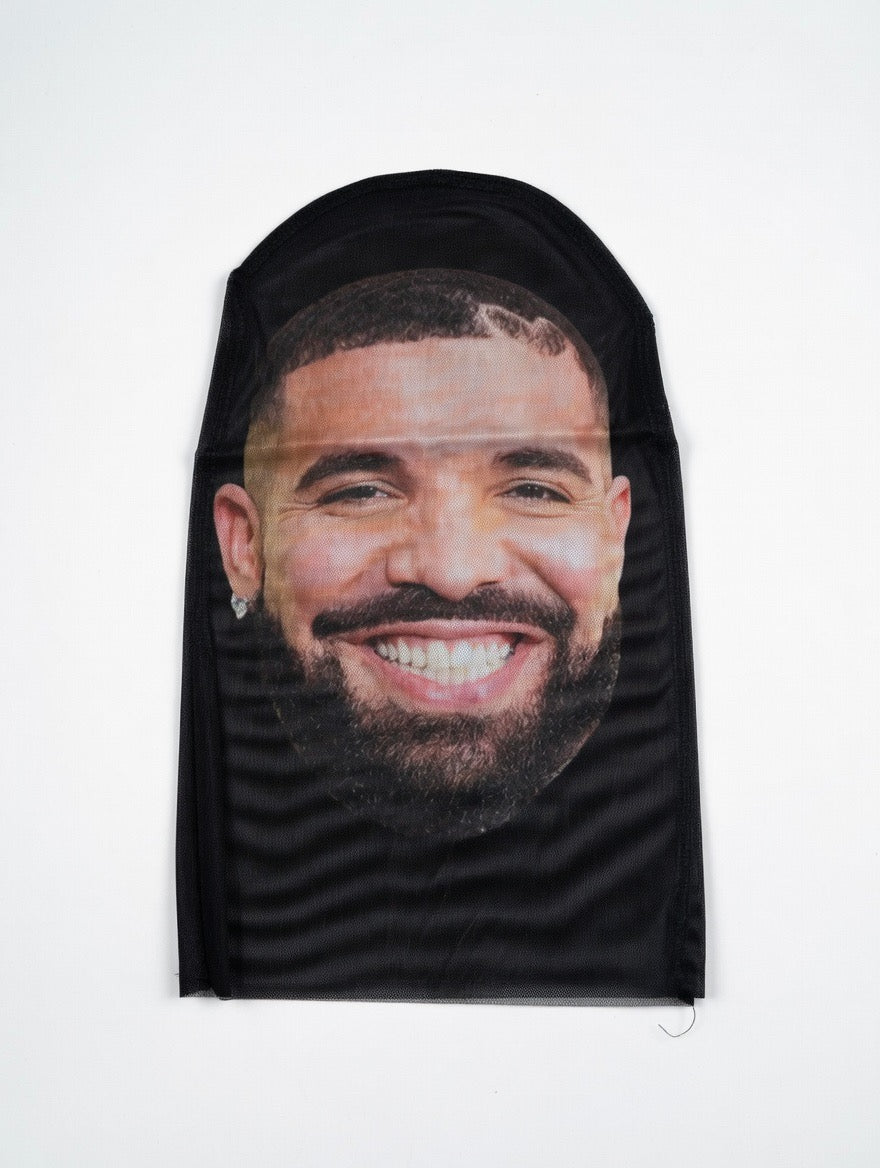 Realistic Celebrity Mesh Mask 4-Piece Bundle | Travis Scott, Drake, Kanye West & Diddy | Superstar Combo | Save Over £20